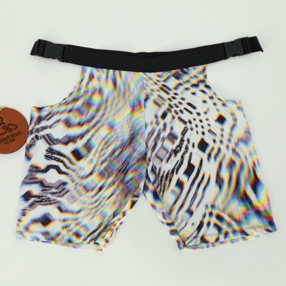 DOLLS KILL IVY BERLIN‎ Blake Cut Out Buckle Closure Shorts Size Large